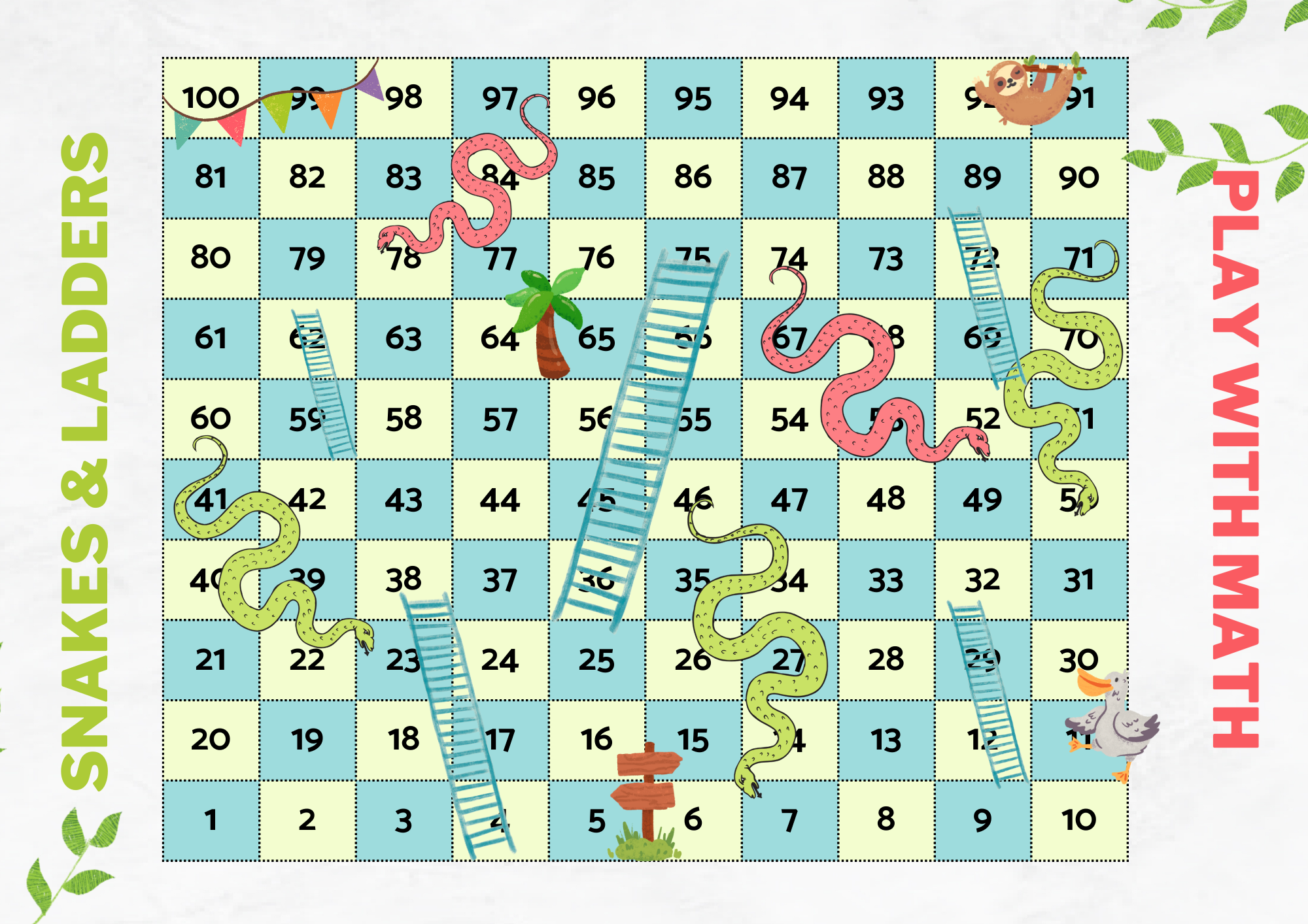 Menggulung Ular, Mendaki Tangga: Petualangan Seru Belajar Matematika